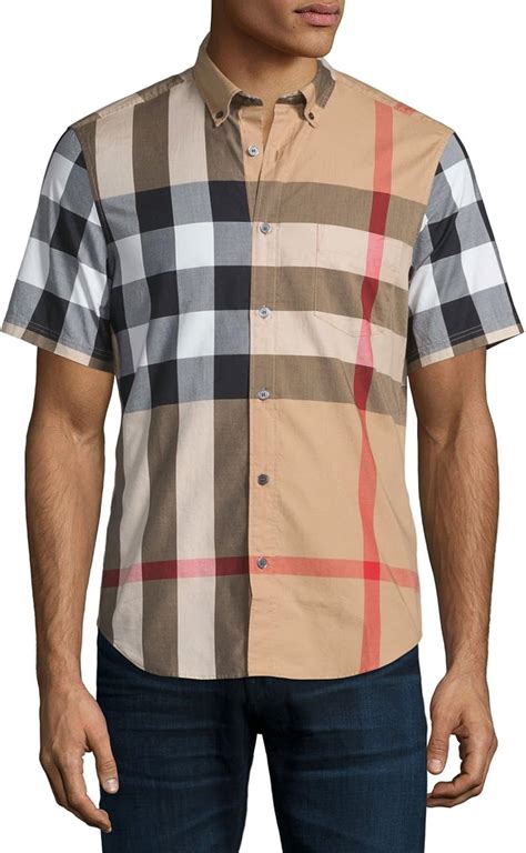 used burberry mens shirt